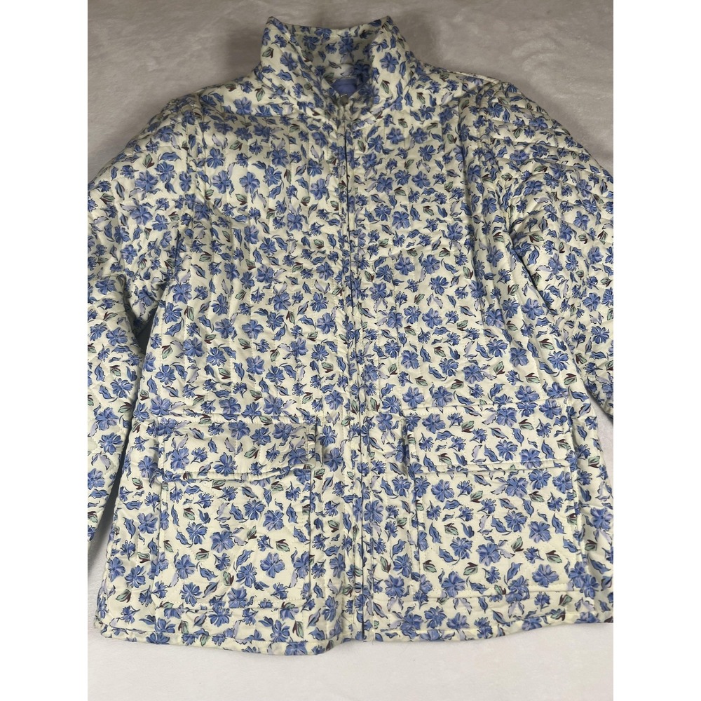 bagatelle Cream Jacket with Blue Floral Print